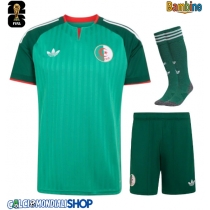 Maglie da calcio Algeria Seconda Maglia Bambino Mondiali 2026  Manica Corta + Pantaloni corti)